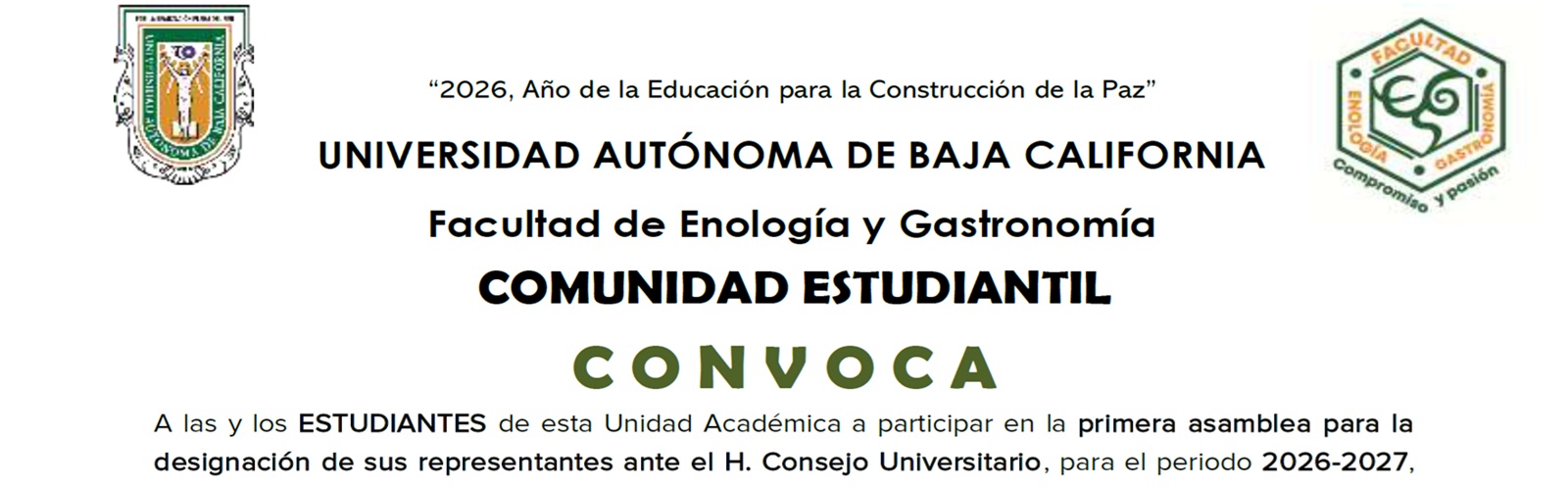 Asamblea Consejo Técnico 2026-2027