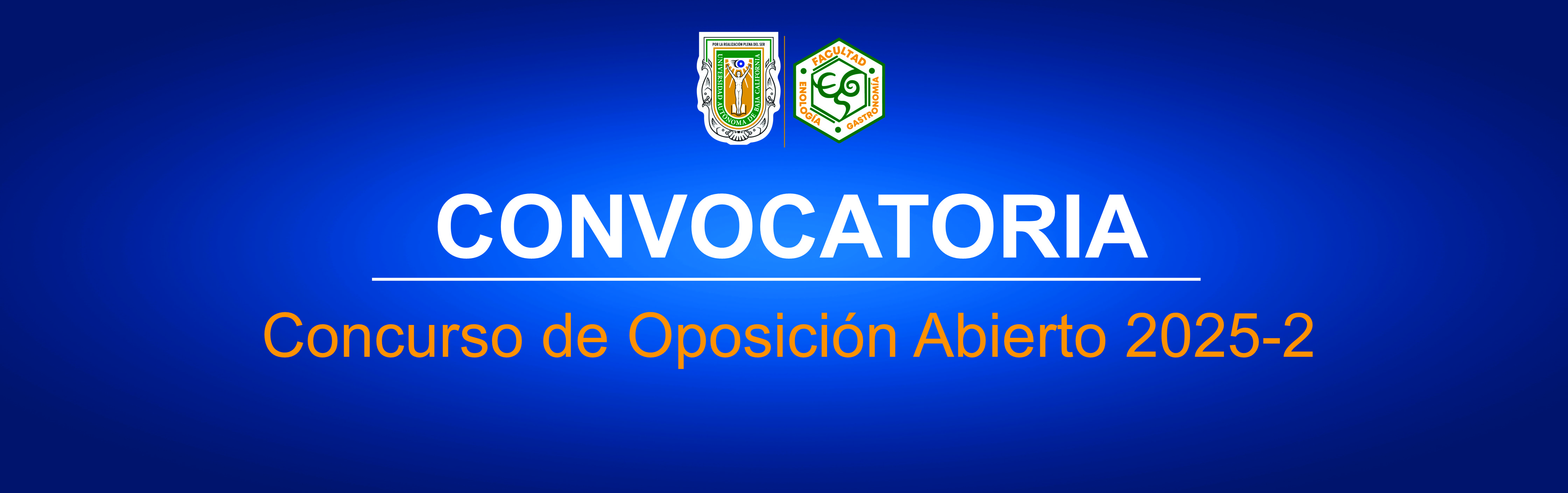 CONVOCATORIA CONCURSO OPOSICIÓN